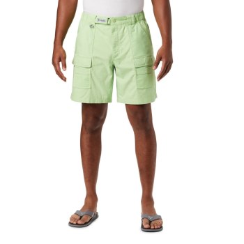 Columbia PFG Half Moon III Big, Pantalones Cortos Verdes Claro Para Hombre | 941806-MFE